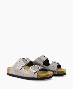 Scholl Iconic Sandaal F31526 Zilver*Dames Sandalen