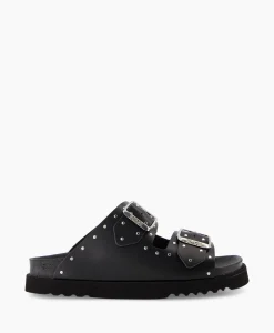 Scholl Iconic Sandaal F306131004 Zwart*Dames Sandalen