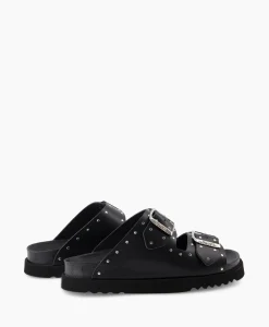 Scholl Iconic Sandaal F306131004 Zwart*Dames Sandalen
