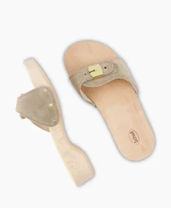 Scholl Iconic Sandaal Pescura Heel Beige*Dames Sandalen