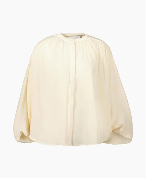 Sea Me Happy Blouse Balloon Resort Beige*Dames Blouses