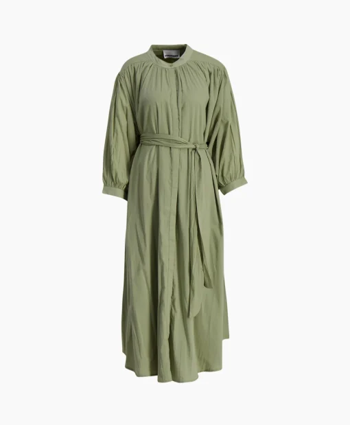 Sea Me Happy Maxi Jurk Balloon Long Double Layered Licht Groen*Dames Jurken