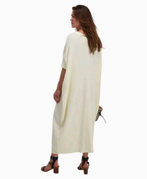 Sea Me Happy Maxi Jurk Monoi Bamboo Licht Geel*Dames Jurken
