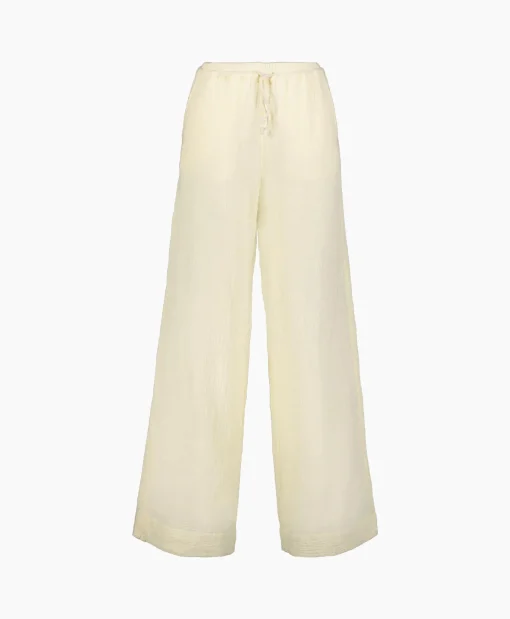 Sea Me Happy Pantalon Riley Bamboo Licht Geel*Dames Broeken
