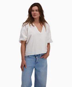 Sea Me Happy Top Hapiti Six Senses Off White*Dames T-Shirts & Tops