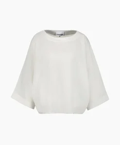 Sea Me Happy Top Moorea Linen Off White*Dames T-Shirts & Tops