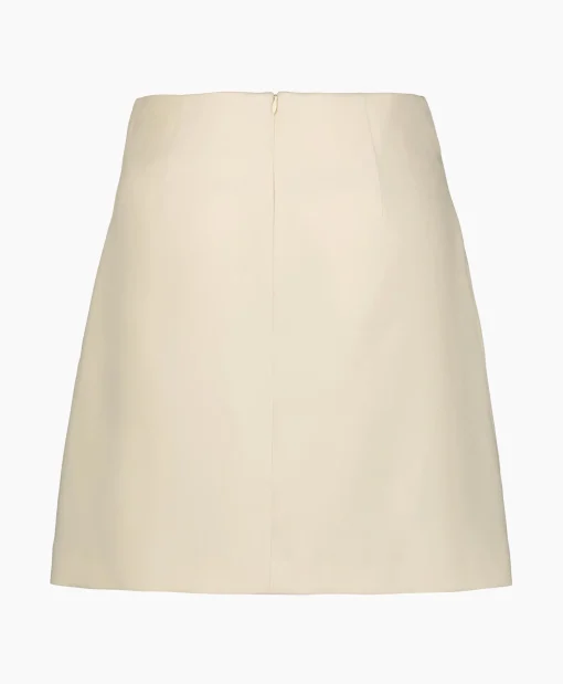 Selected Femme Minirok Rita Mw Short Skirt Birch Off White*Dames Rokken