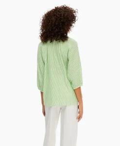 Selected Femme T-Shirt Korte Mouw Alberta 3/4 Stripe Shirt Noos Off White*Dames T-Shirts & Tops