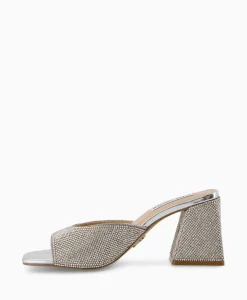 Steve Madden Sandaal Met Hak Glowing-R Zilver*Dames Sandalen