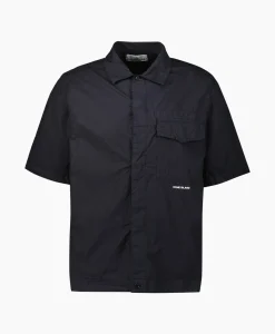 Stone Island Overshirt 11805 Donker Blauw*Heren Jassen