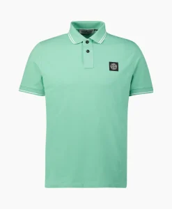 Stone Island Polo 2Sc18 Licht Groen*Heren Polo's