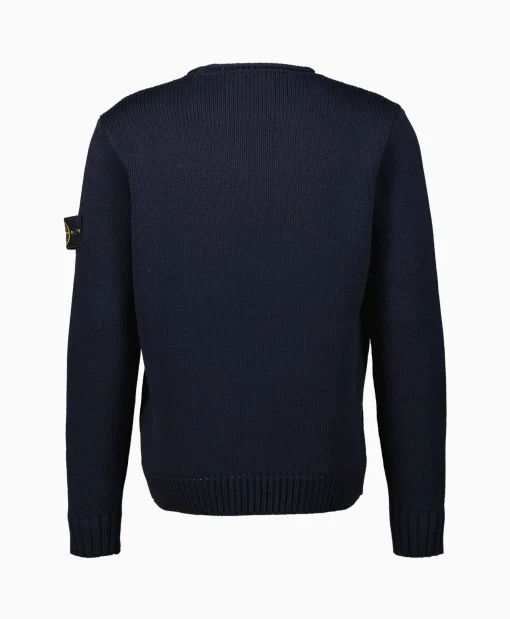 Stone Island Pullover 538B6 Donker Blauw*Heren Truien