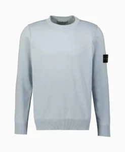 Stone Island Pullover 540B2 Licht Blauw*Heren Truien