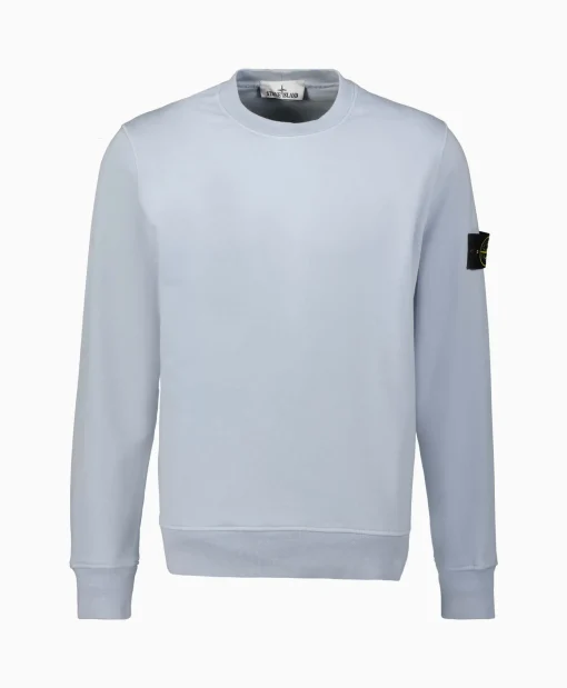 Stone Island Sweater 63051 Licht Blauw*Heren Truien