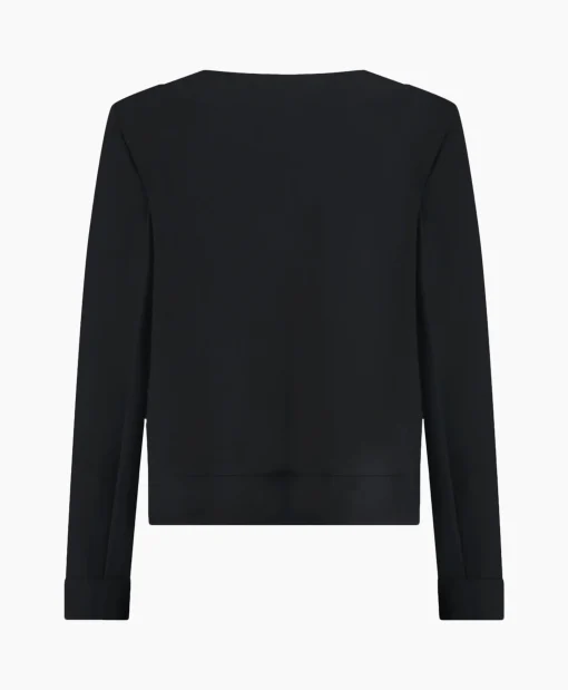 Studio Anneloes Blazer Janet Bonded Zwart Dessin*Dames Blazers