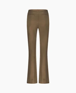 Studio Anneloes Broek Flair Bonded Trousers Bruin Dessin*Dames Broeken