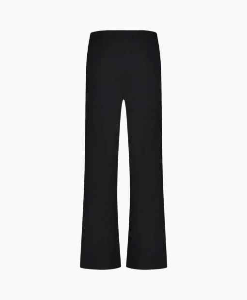 Studio Anneloes Broek Jessy Bonded Button Trousers Zwart Dessin*Dames Broeken