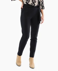 Studio Anneloes Broek Katlyn Shiny Bnd Trousers Zwart*Dames Broeken