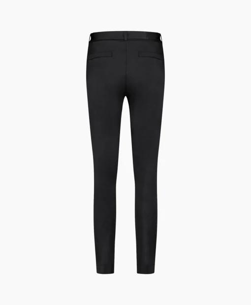 Studio Anneloes Broek Katlyn Shiny Bnd Trousers Zwart*Dames Broeken