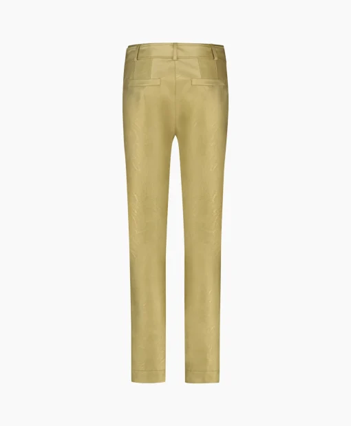 Studio Anneloes Broek Mita Faux Leather Trousers Goud*Dames Broeken