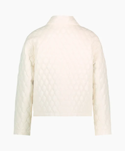 Studio Anneloes Jack James Quilted Leather Jacket Off White*Dames Jassen