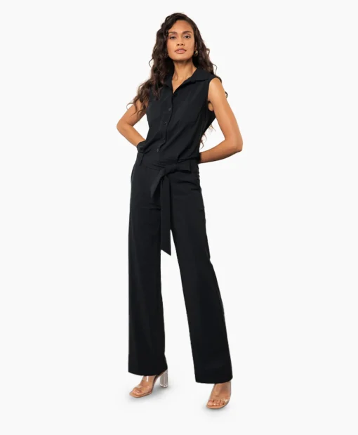 Studio Anneloes Jumpsuit Angel Sls Zwart Dessin*Dames Jumpsuits