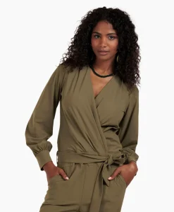Studio Anneloes Jumpsuit Feda Bruin Dessin*Dames Jumpsuits