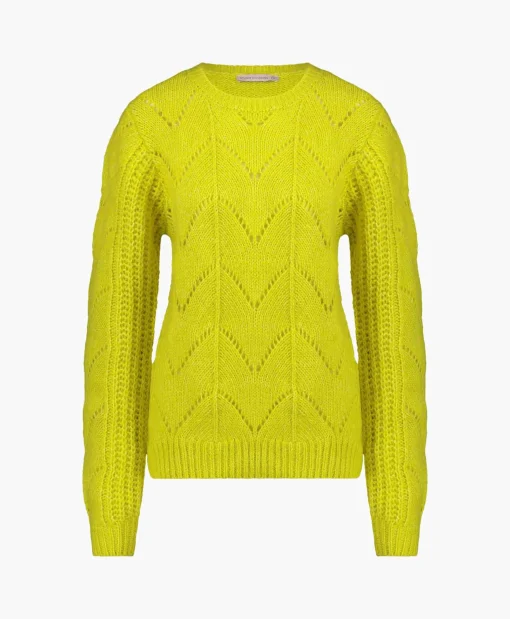 Studio Anneloes Pullover Kesia Geel*Dames Truien