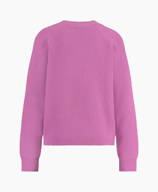 Studio Anneloes Vest Olivian Soft Cardigan Lila*Dames Vesten