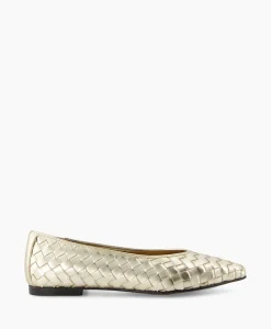 Toral Ballerina Tl-Magda Goud*Dames Instappers