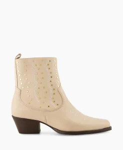 Toral Cowboylaars Tl-Blues/ Rock Off White*Dames Laarzen