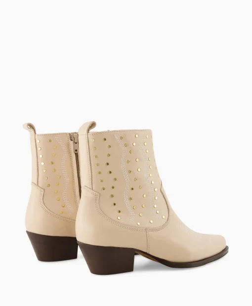Toral Cowboylaars Tl-Blues/ Rock Off White*Dames Laarzen
