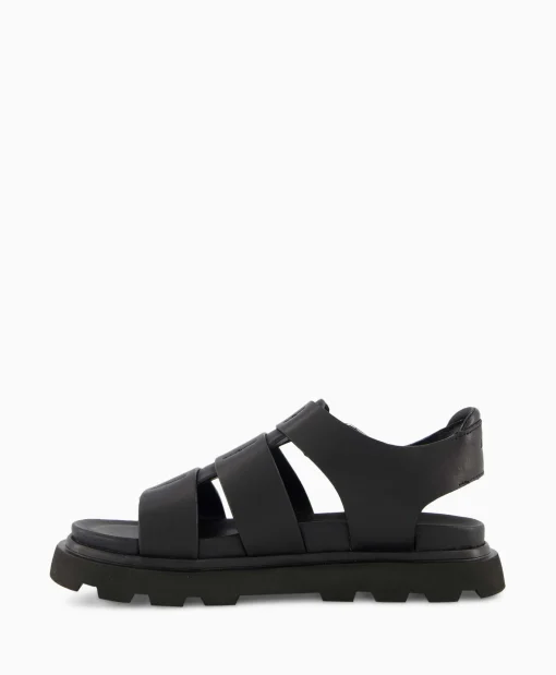 Ugg Sandaal Zonder Hak Capitelle Strap Zwart*Dames Sandalen