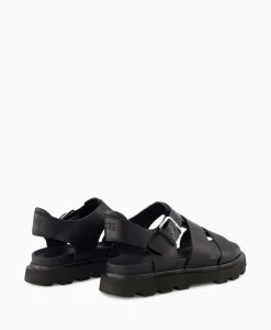 Ugg Sandaal Zonder Hak Capitelle Strap Zwart*Dames Sandalen