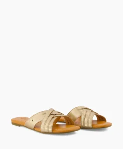 Ugg Sandaal Zonder Hak W Kenleigh Slide Goud*Dames Sandalen