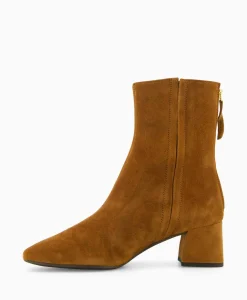 Unisa Enkellaars Lucas Ks Cognac*Dames Laarzen