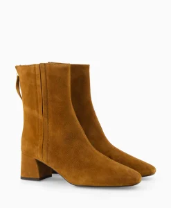 Unisa Enkellaars Lucas Ks Cognac*Dames Laarzen