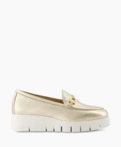 Unisa Loafer Famo_Lmt Goud*Dames Instappers