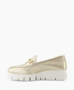 Unisa Loafer Famo_Lmt Goud*Dames Instappers