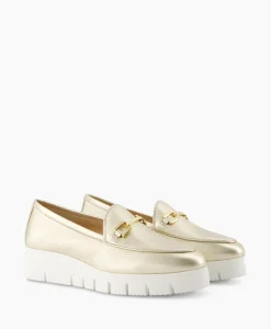 Unisa Loafer Famo_Lmt Goud*Dames Instappers
