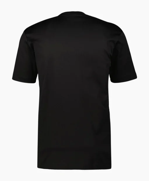 Valenza T-Shirt Interlock Supima Zwart*Heren T-Shirts
