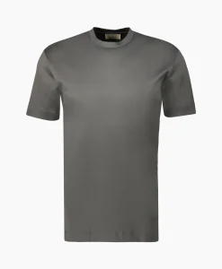 Valenza T-Shirt Interlock Supima Donkergrijs*Heren T-Shirts