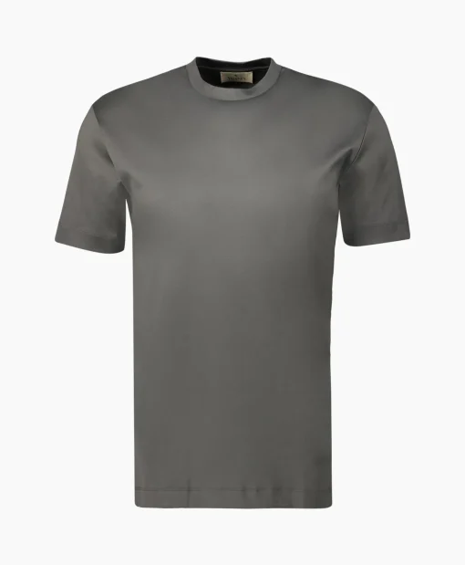 Valenza T-Shirt Interlock Supima Donkergrijs*Heren T-Shirts