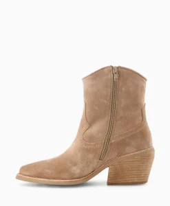 Via Vai Enkellaars Eveline Beige*Dames Laarzen