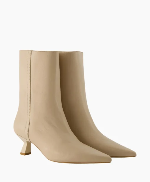 Via Vai Enkellaars Suzy Gianna Beige*Dames Laarzen