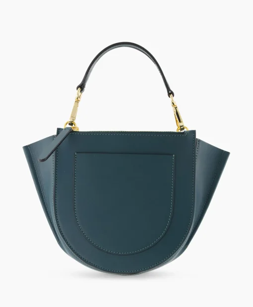 Wandler Crossbody Tas Hortensia Mini Petrol*Dames Tassen