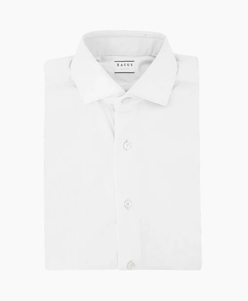 Xacus Tailor Fit Shirt Wit*Heren Overhemden