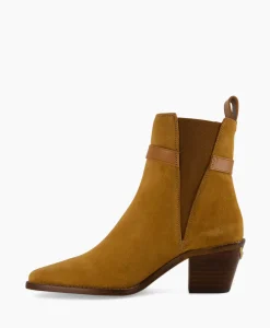 Zadig & Voltaire Zadig & Voltaire Enkellaars Tyler Cecilia Suede Bruin*Dames Laarzen
