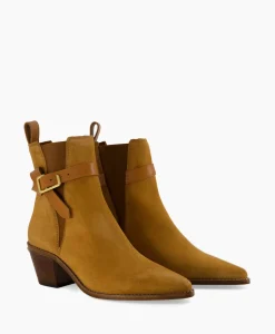 Zadig & Voltaire Zadig & Voltaire Enkellaars Tyler Cecilia Suede Bruin*Dames Laarzen