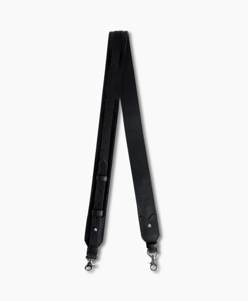 Zadig & Voltaire Zadig & Voltaire Riem Strap Adjustable Glossy Wild Zwart*Dames Riemen
